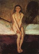 Edvard Munch Pubescent oil